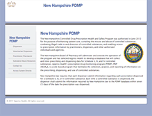 Tablet Screenshot of newhampshirepdmp.com